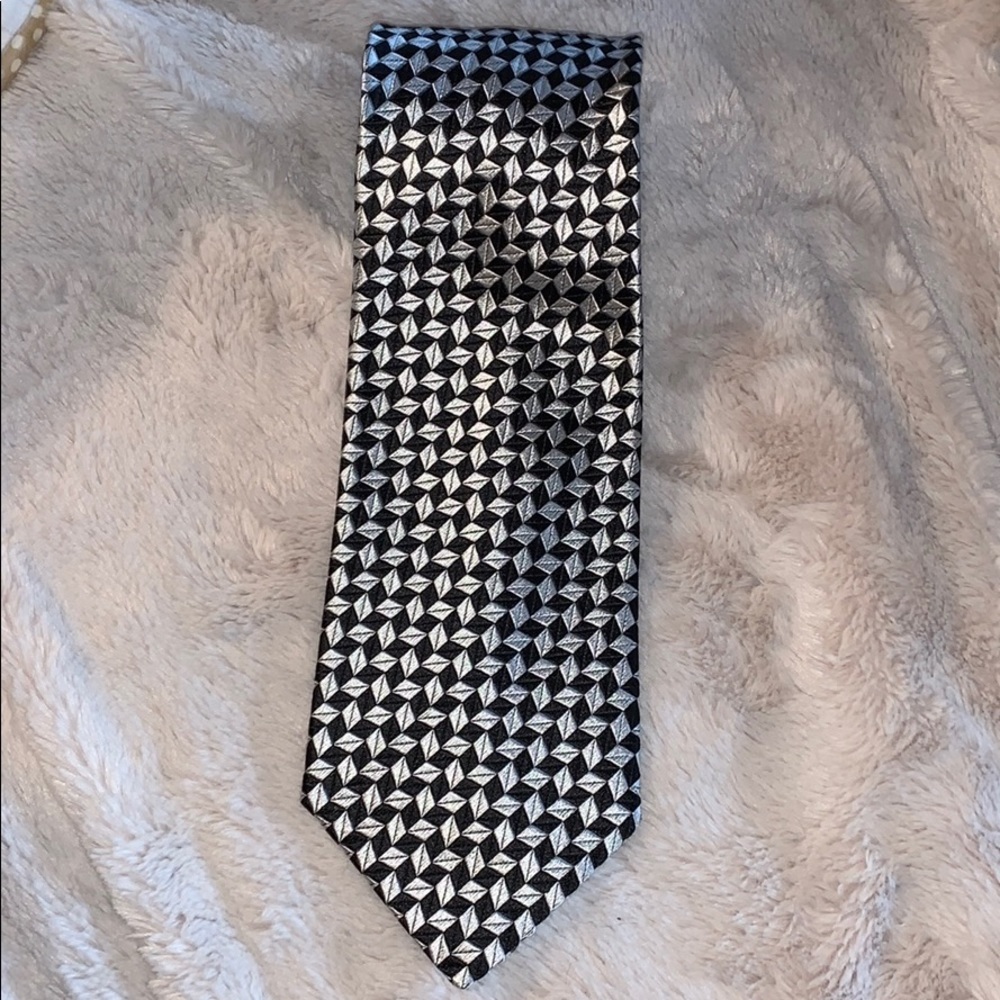 Fratelli Moda Italian Silk Tie Diamond Pattern